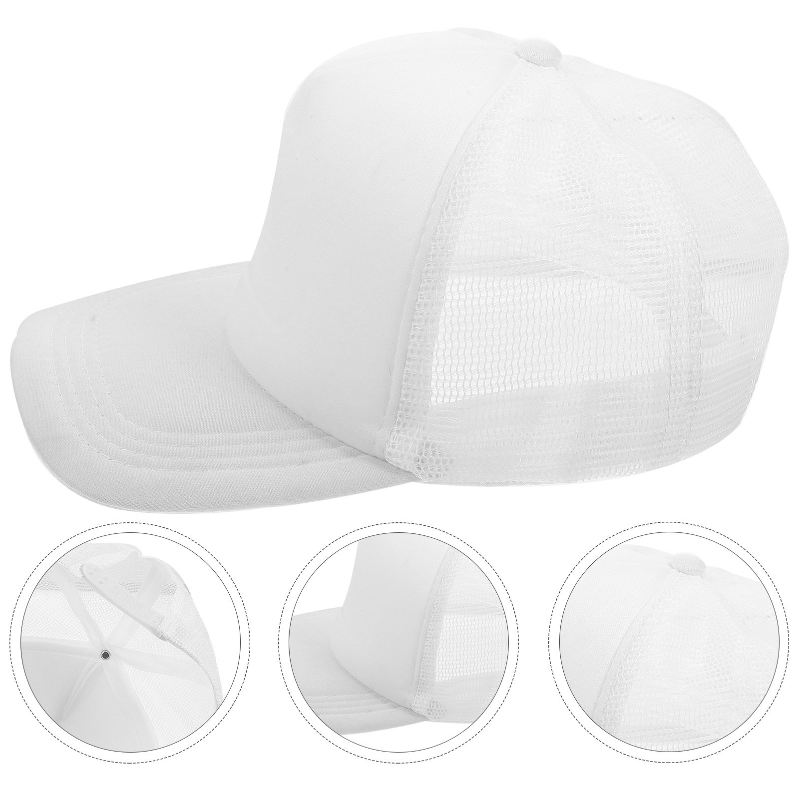 Hat Sublimation Blank - 10Pcs Blank Mesh Baseball Caps Unisex