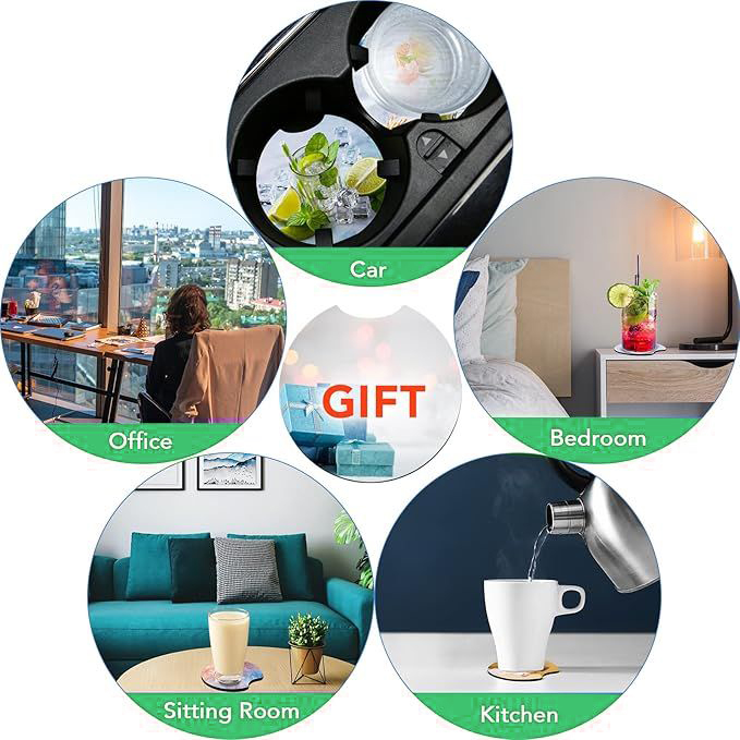 10/20Pcs Sublimation Blank Car - Coaster Sublimation Blank review and price