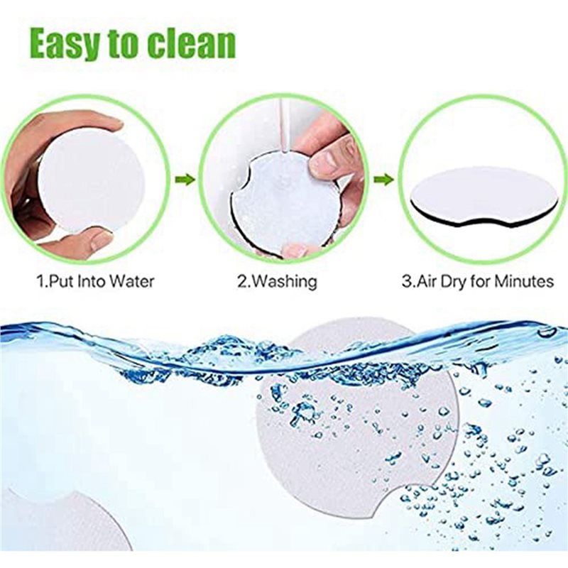 ABVS 200Pcs Sublimation Car Co - Coaster Sublimation Blank review and price